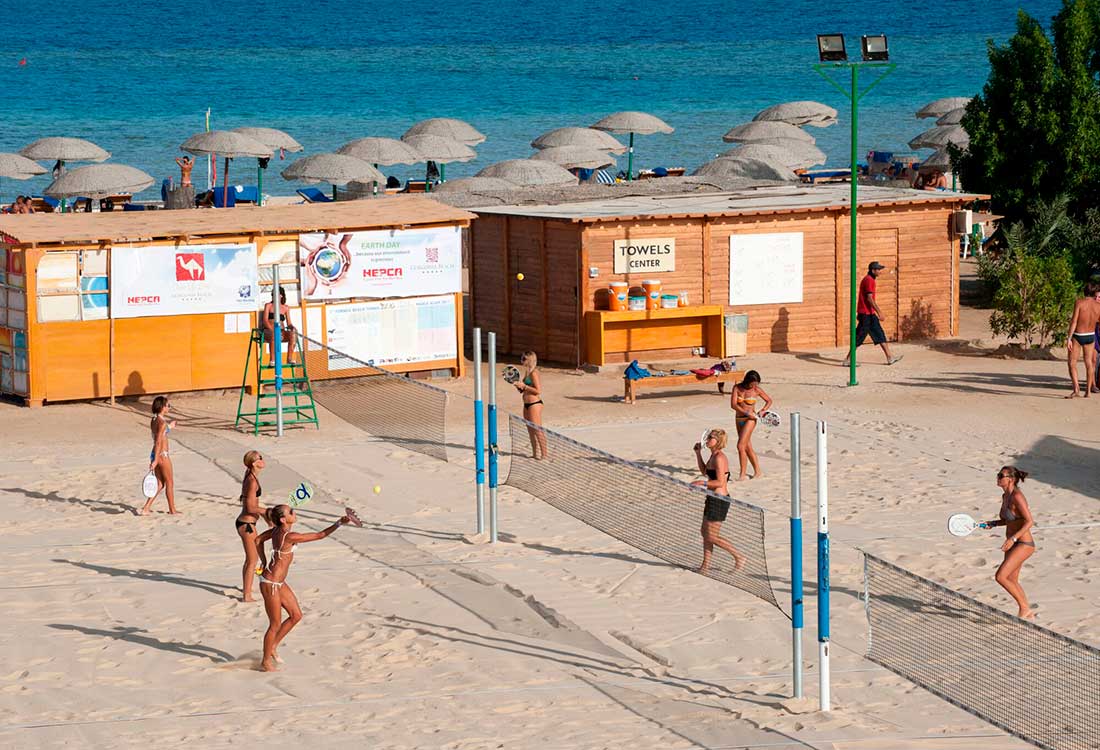 Gorgonia Beach Resort, Marsa Alam, Mar Rosso, Egitto, vacanze - beach tennis