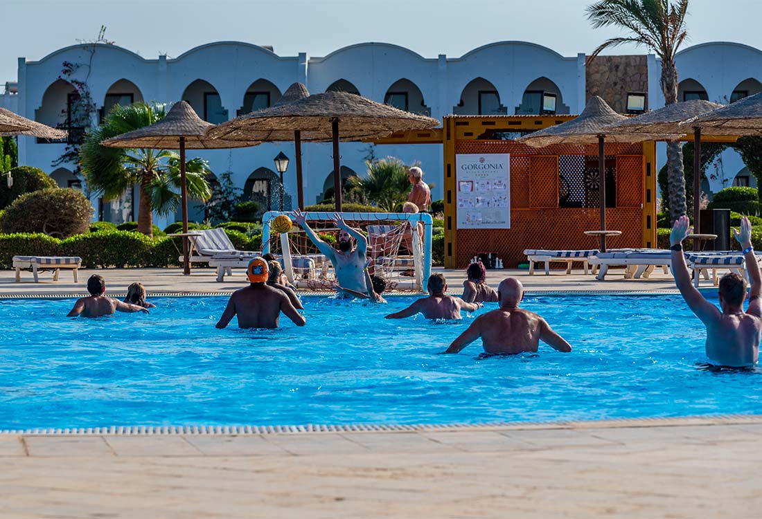 Gorgonia Beach Resort, Marsa Alam, Mar Rosso, Egitto, vacanze, piscine, sport